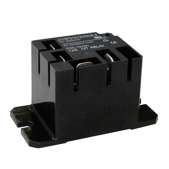 J115F31A12VDCS.9 CIT Relay and Switch  Power Relays Over 2 Amps